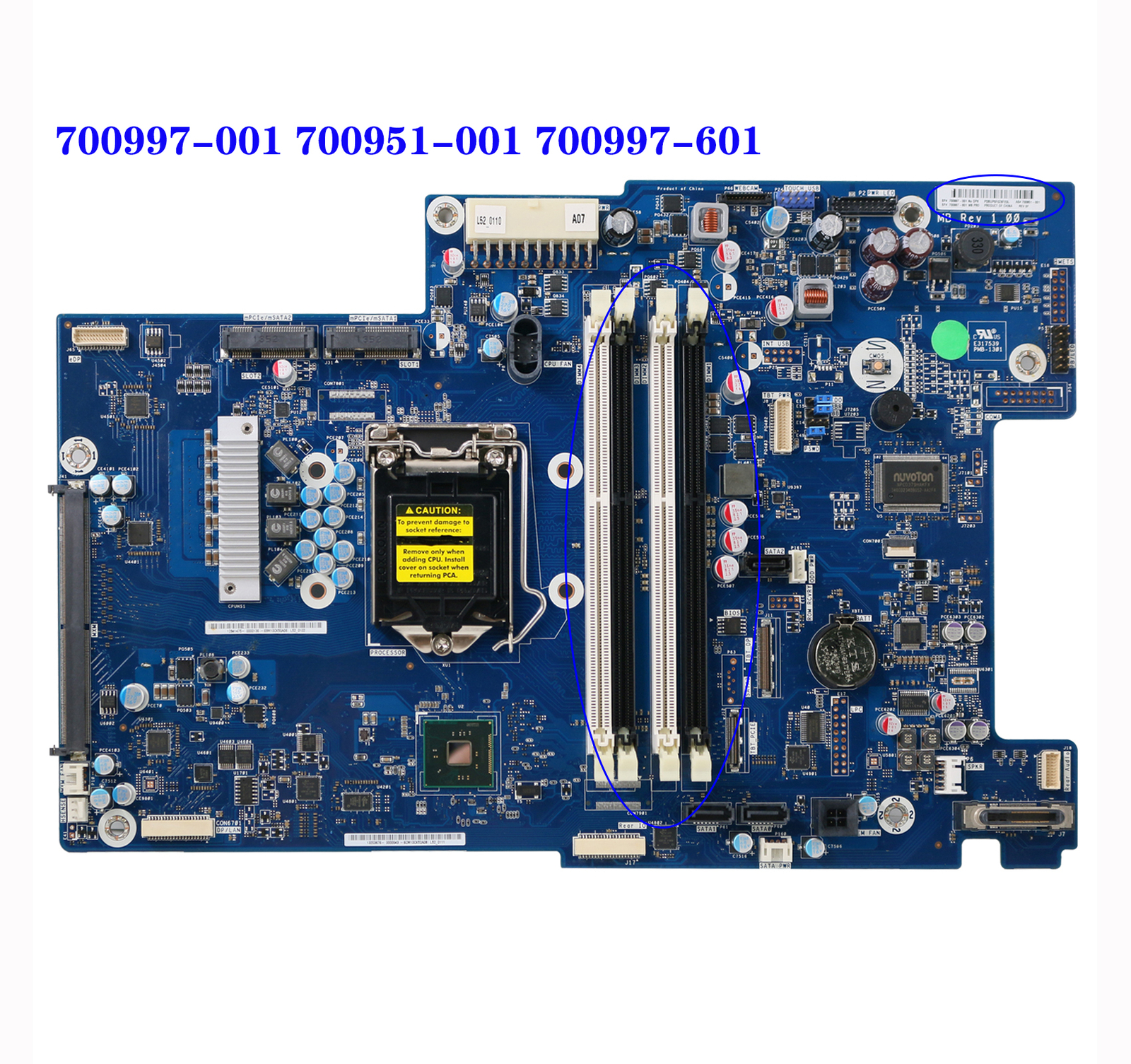 100% Tested FOR HP Z1 G2 Workstation Motherboard 700997-001 700951-001