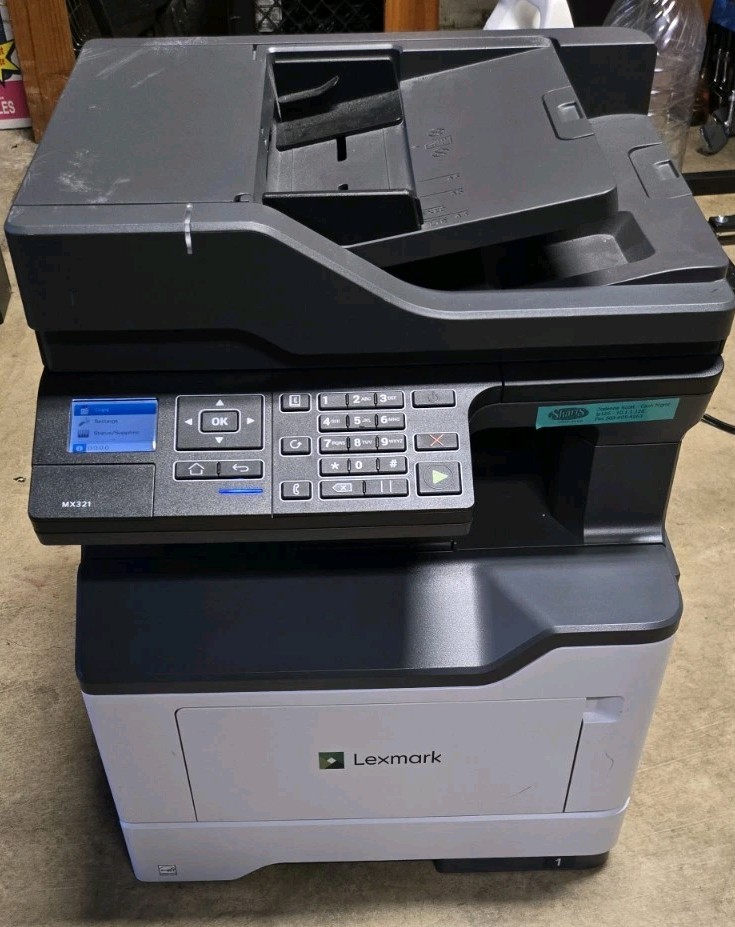 Lexmark MX321 All-In One Multi-Function Monochrome Laser Printer.