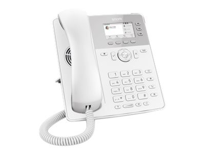 snom D717 VoIP phone 3-way call capability SIP, RTCP, SRTP white 00004398