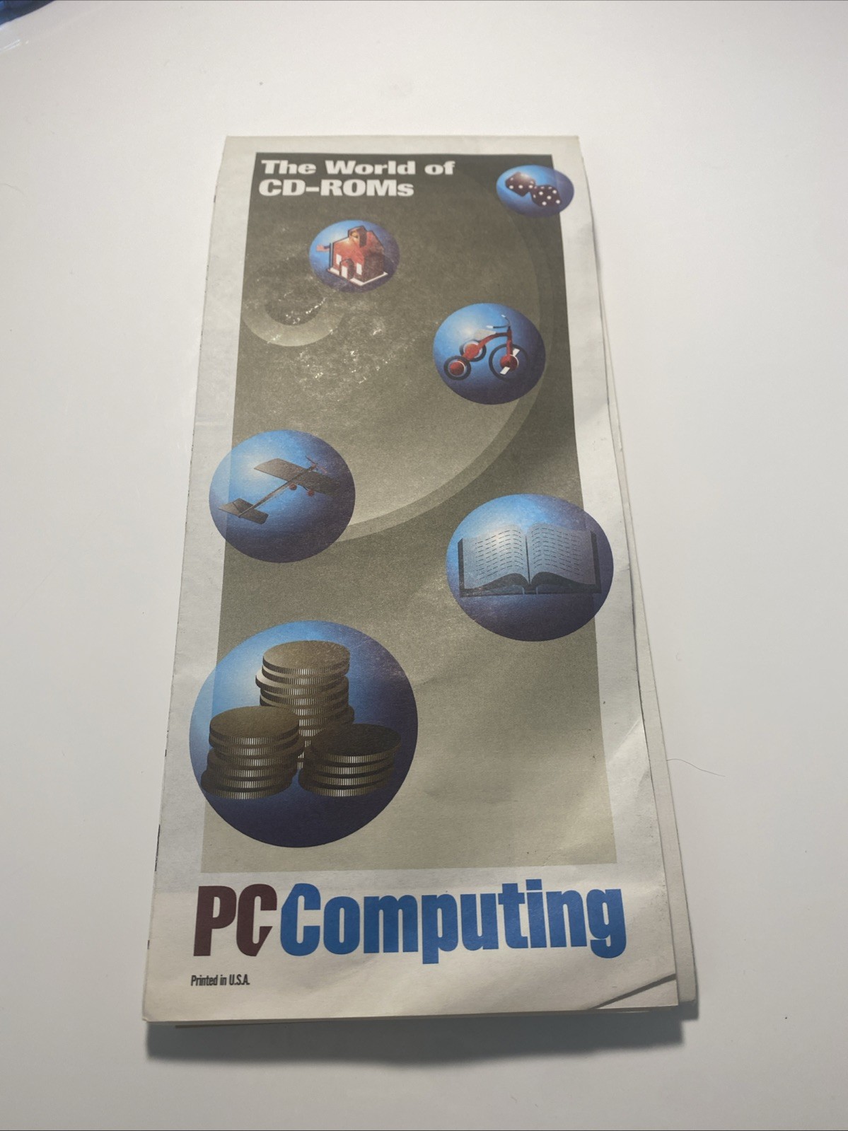 Rare 1994 PC Computing The World Of CD-ROMs Timothy Edward Downs Tech History A