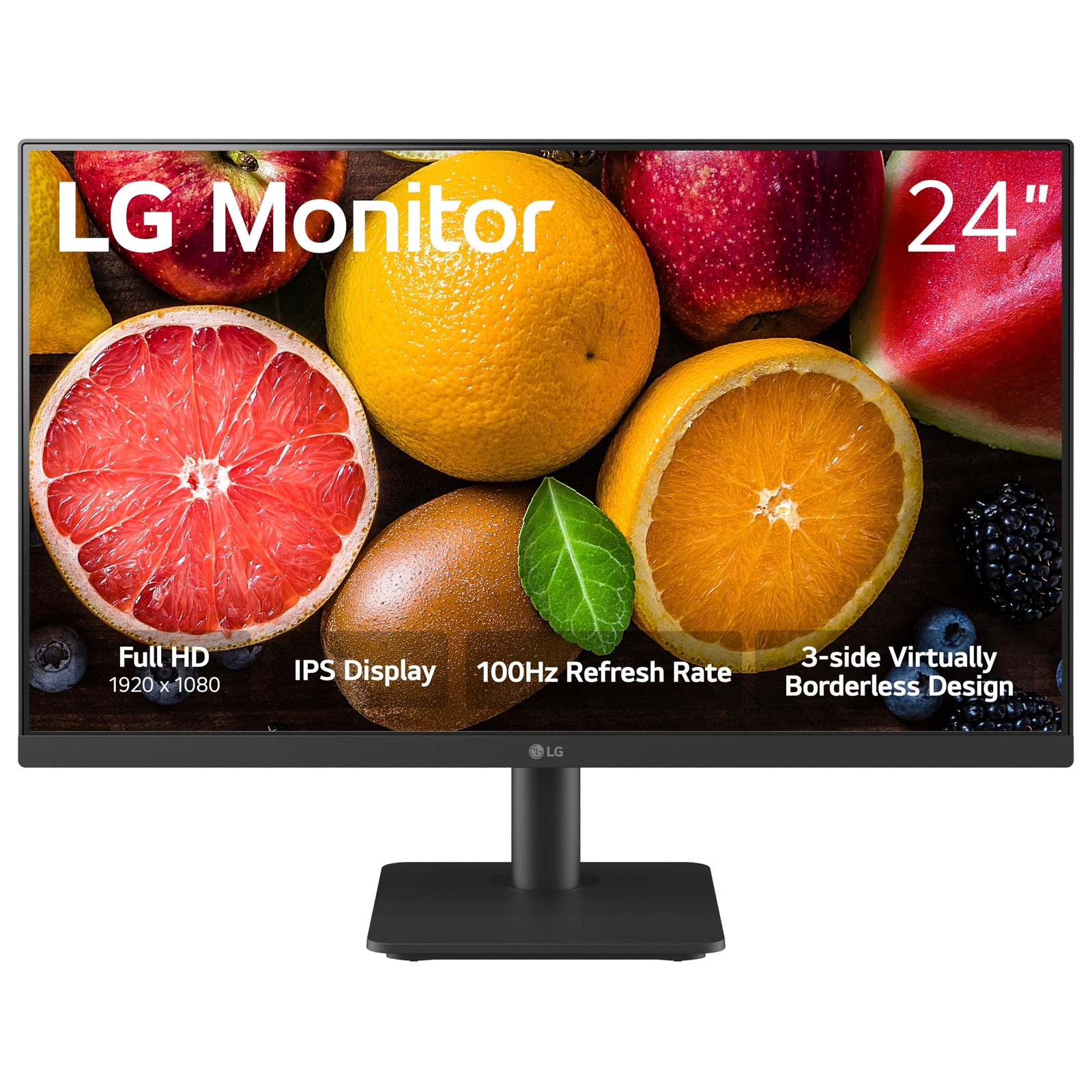 24 Inch LG Full HD IPS Monitor 1920x1080 100Hz 5ms Dynamic Action Sync