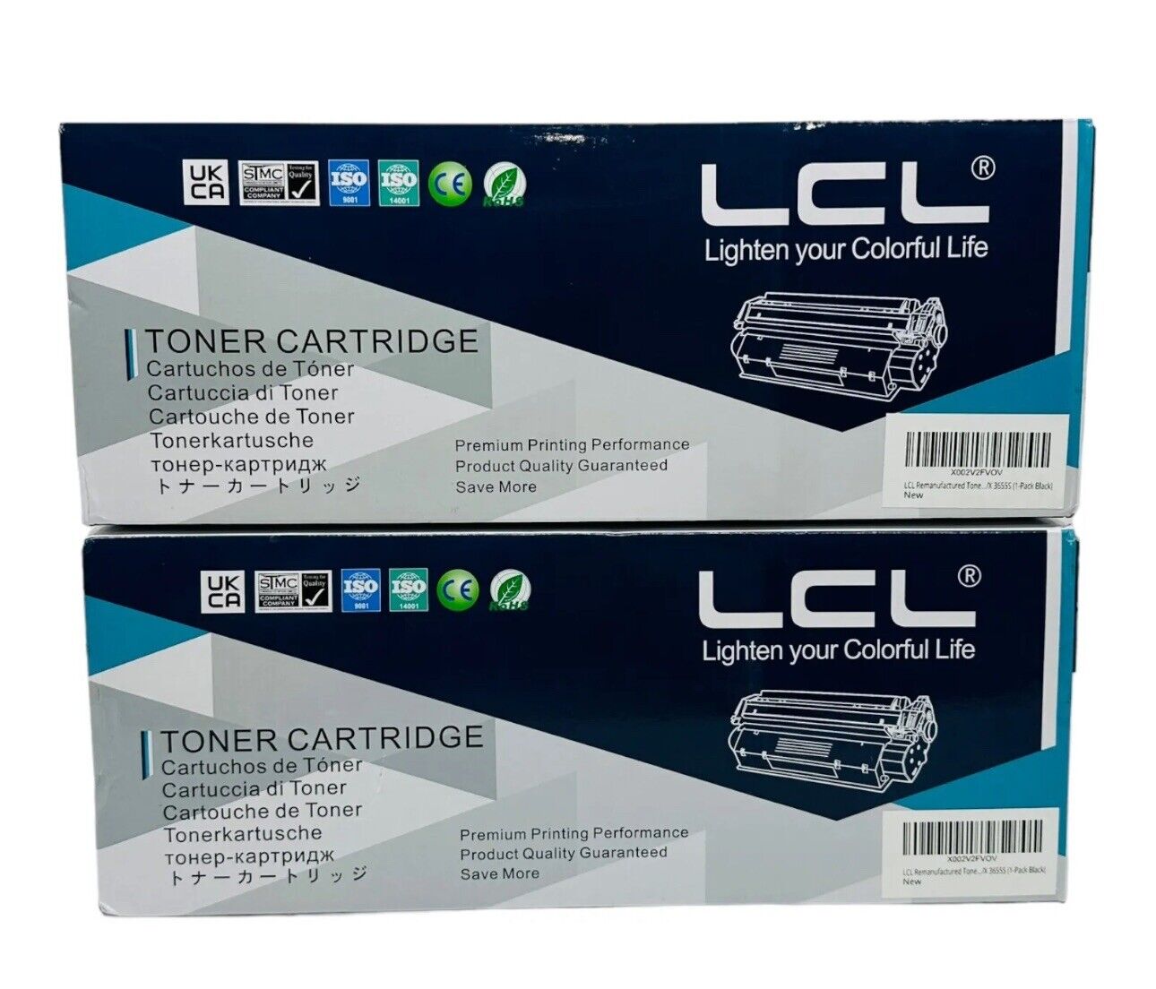 2x LCL Toner CartridgeReplacement for Xerox 106R02736, 106R02738