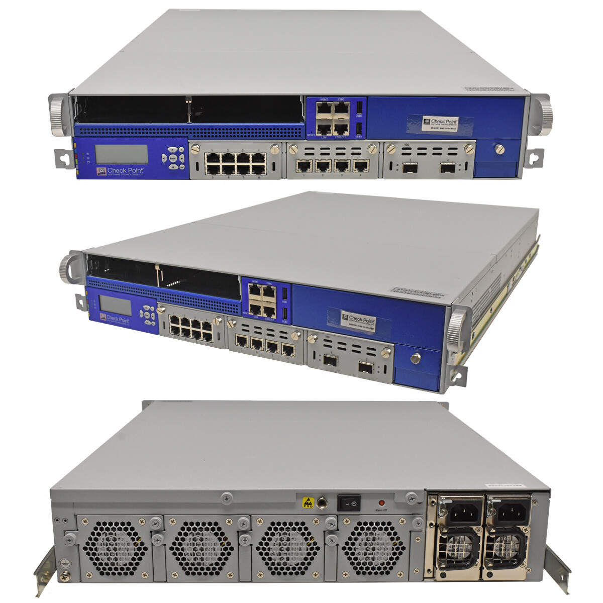 Check Point P-370 + Modules CPAC-8-1C-L CPAC-4-1C-L CPAC-2-10F 2x10G Mini GBICs