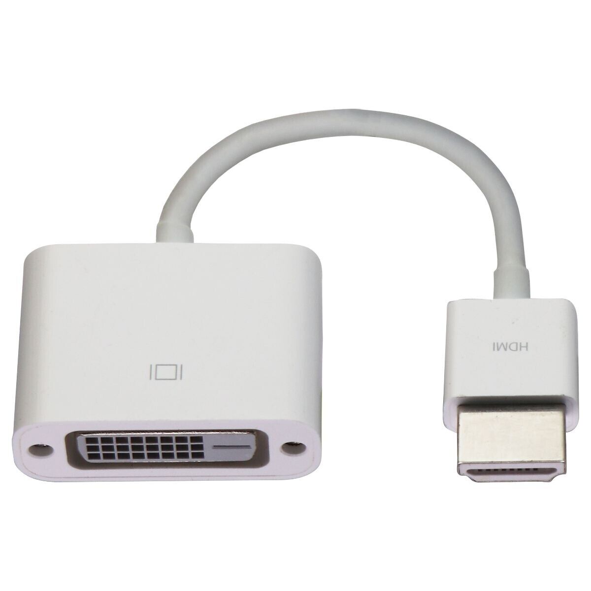 Apple HDMI to DVI Adapter for External Display - White (MJVU2AM/A)