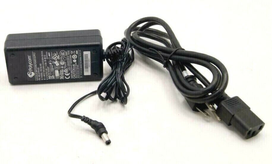 Genuine Polycom AC Power Adapter For Cisco CP-7811 CP-7821 CP-7841 IP Phone 48V