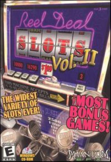 Reel Deal Slots Vol II 2 PC CD 300 slot machines jackpot coins themed video game