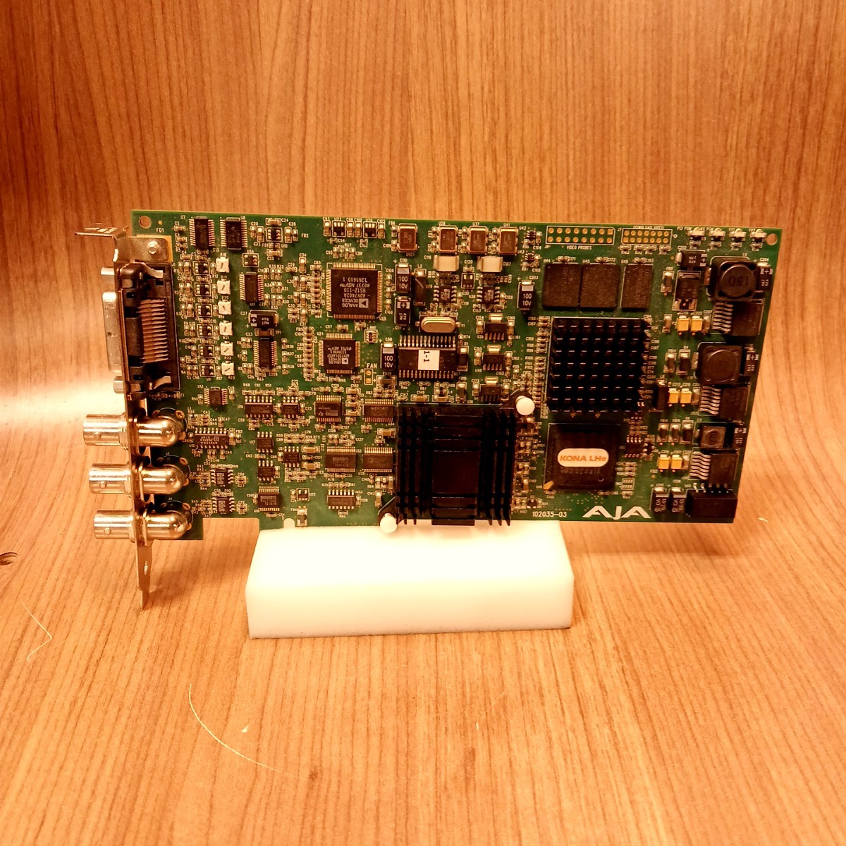 AJA KONA LHe 102035-03 Video Caption Card PCIe Board