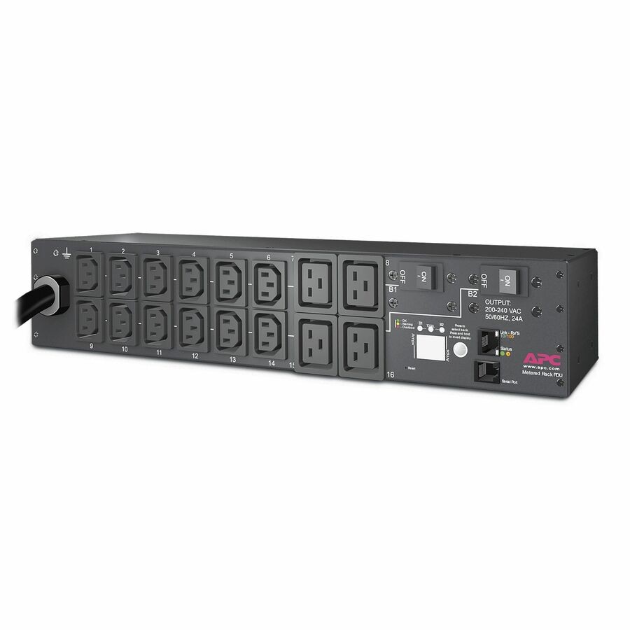 APC AP7811B NetShelter Rack PDU, Metered, 2U, 5.0kW 208V 30A