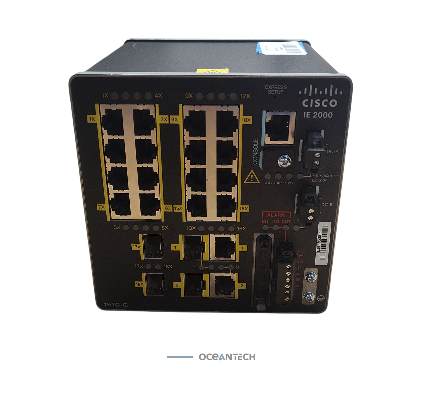 Cisco IE 2000 Industrial Ethernet Switch IE-2000-16TC-G-E V01 Tested Working