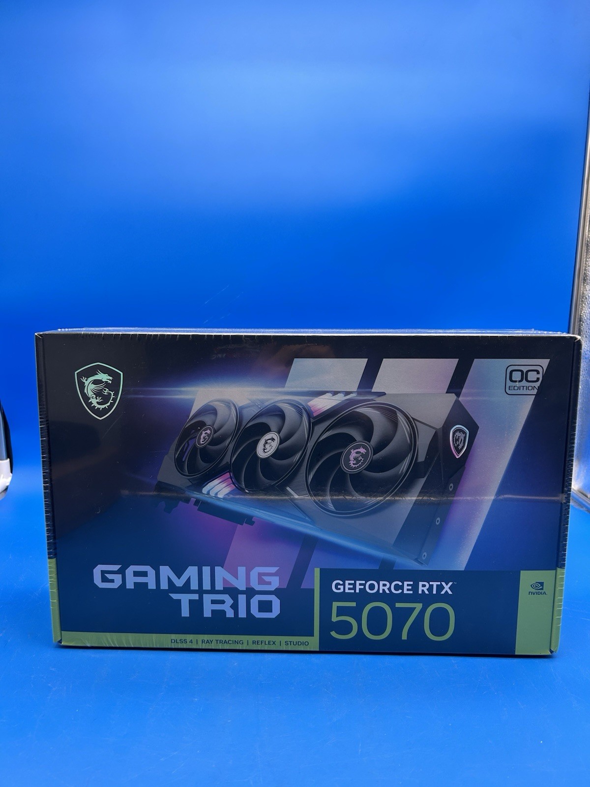New MSI NVIDIA GeForce RTX 5070 12G GAMING TRIO OC 12GB GDDR7 PCIe Graphics Card