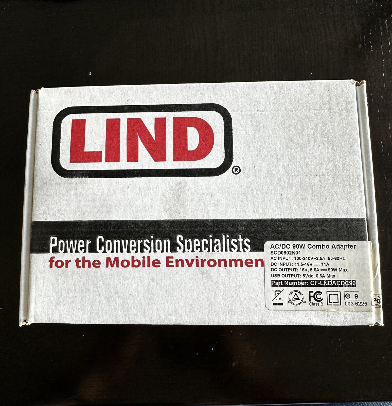 NEW Lind CF-LNDACDC90 AC/DC 90W Combo Power Adapter ToughPad