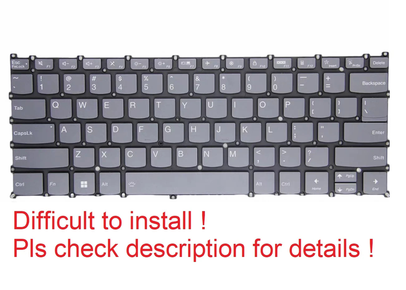 Original US Backlit Keyboard for Lenovo Yoga 7 2-in-1 14AHP9