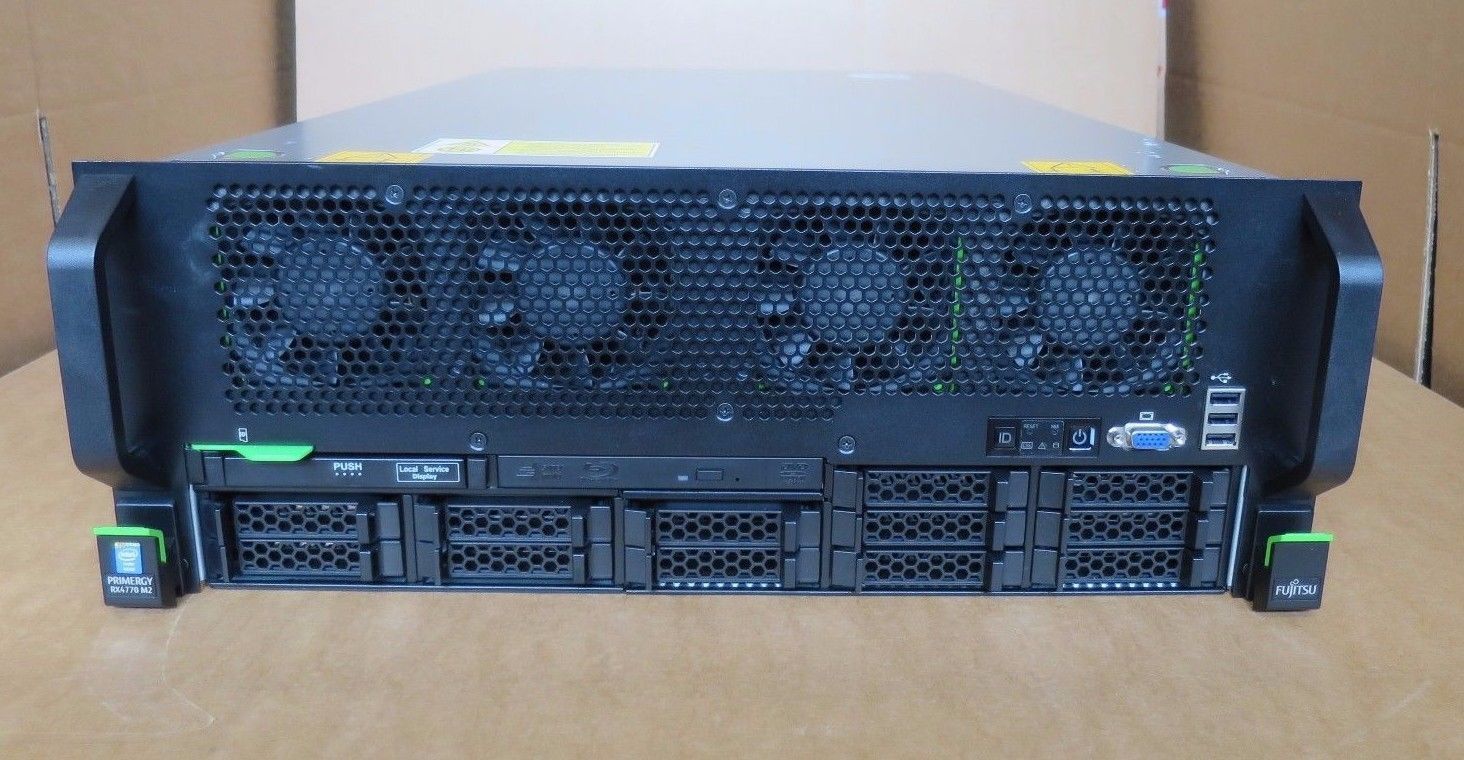 Fujitsu Primergy RX4770 M2 2 x 18-Core E7-8880v3 256GB RAM Rack Mount Server