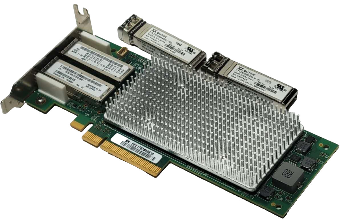 Oracle Qlogic QLE8362-ORL Dual Port 16Gb Network Adapter 7023303 Low Profile