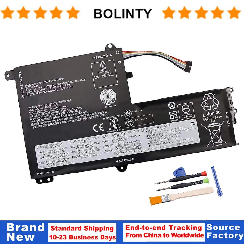 L14M2P21 Laptop Battery For Lenovo IdeaPad 300S 310S 330S 500S L15C3PB1 L14L2P21