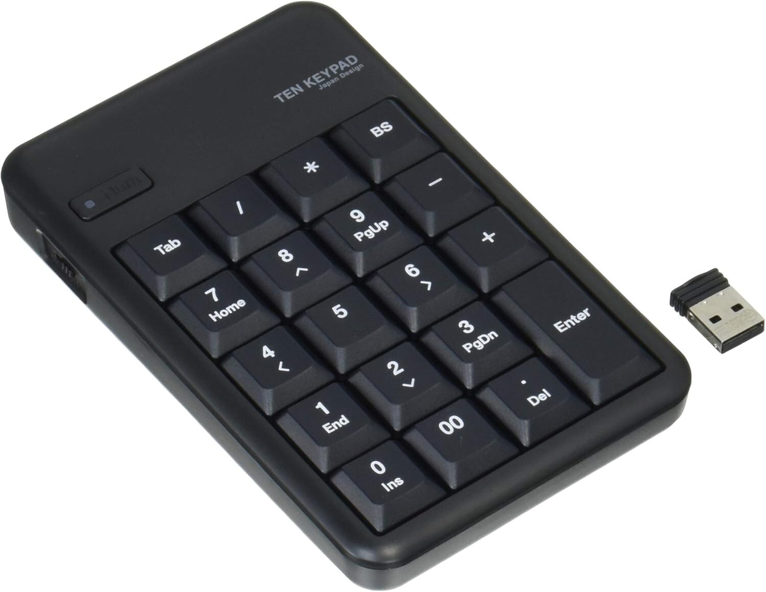 ELECOM TK-TDM017BK USB-A Numeric Keypad with Wireless Receiver Membrane NEW