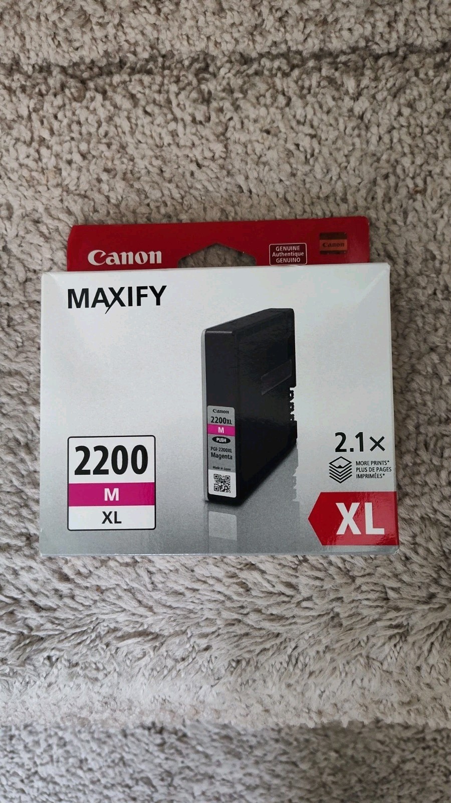 Canon 9269B001 (PGI-2200XL) High-Yield Ink Magenta