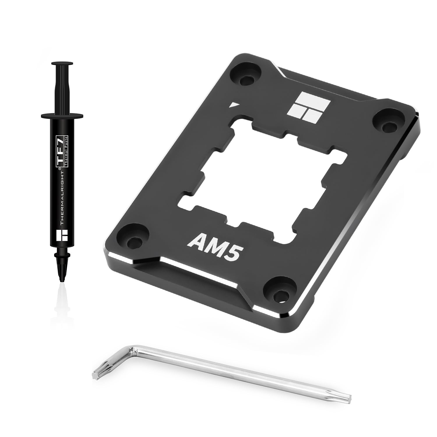 ASF-Black AM5 CPU Holder Corrective Anti-Bending Fixing Frame AM5 Full-fit Fi...