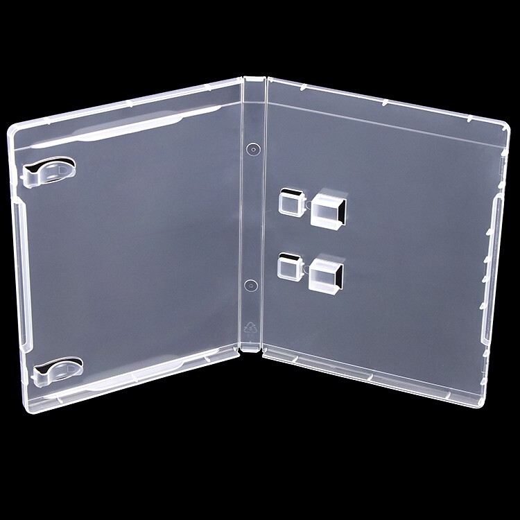 2pcs Plastic Clear 2-Up Pen USB Flash Drive Packaging USB Stick Pendrive Case