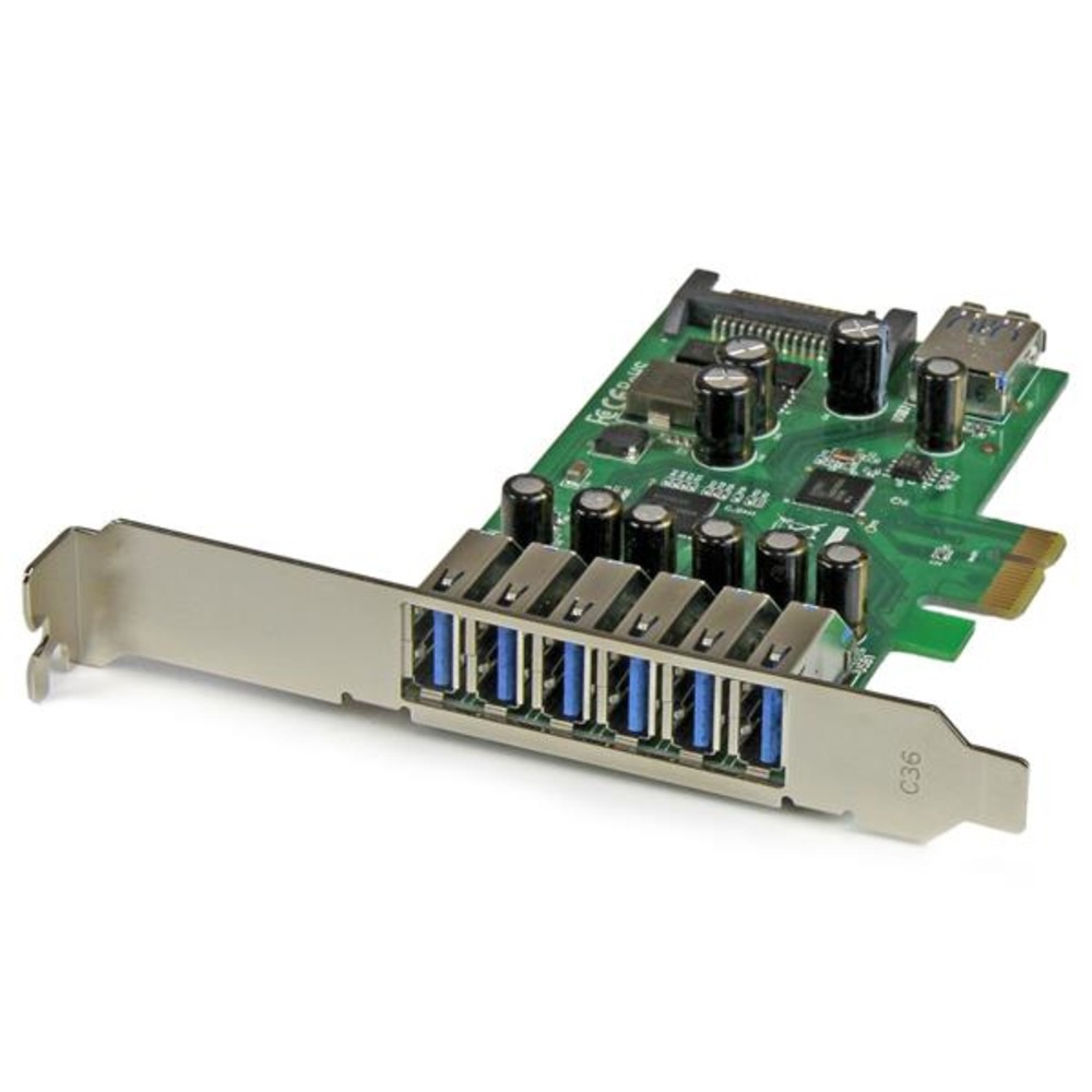 Startech Pexusb3S7 7 Port Usb 3.0 Pci Express Card Pcie Adapter Controller
