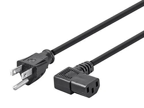Monoprice 6ft 14AWG Right Angle Power Cord Cable w/ 3 Conductor PC Power