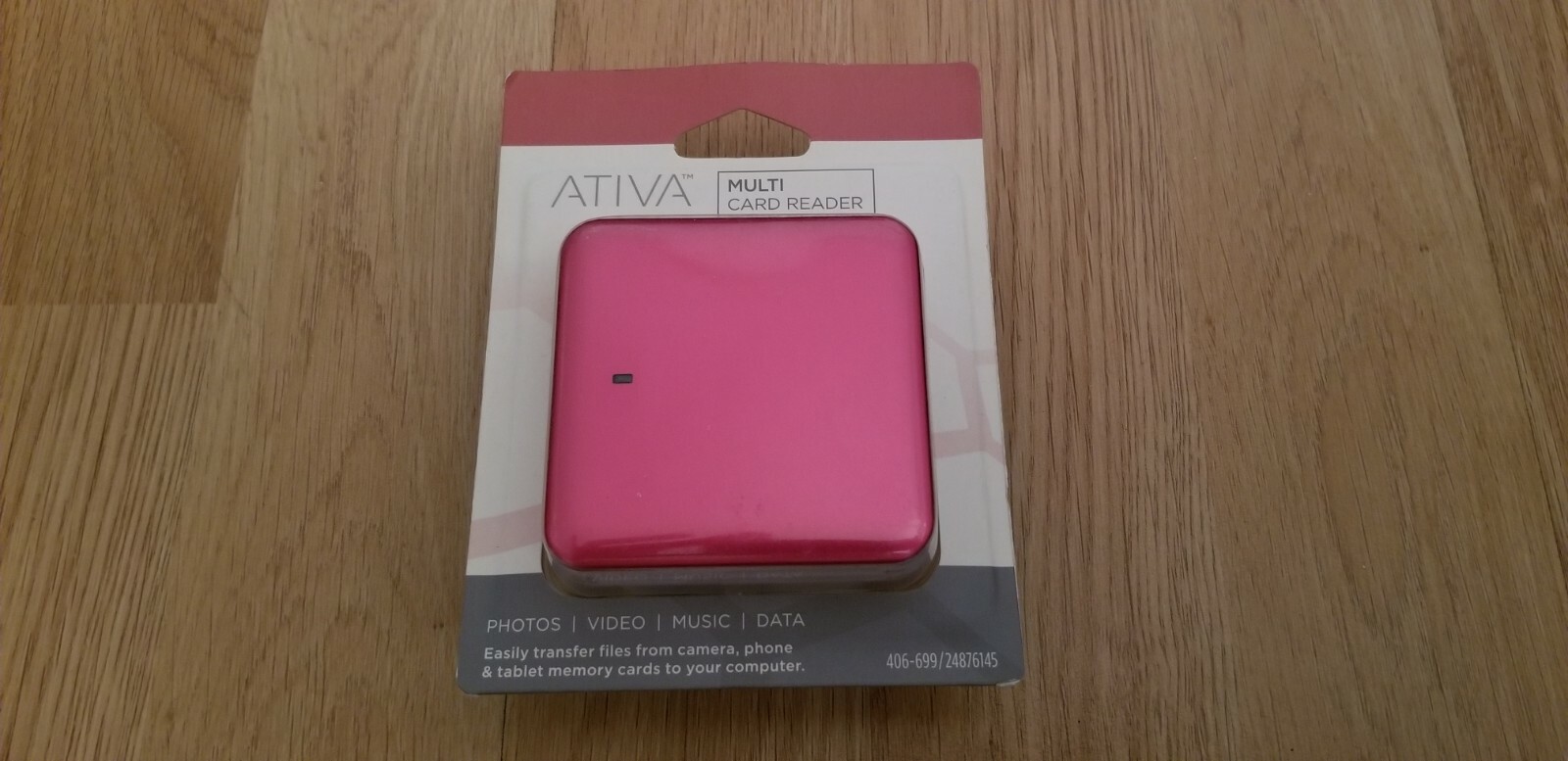 Ativa Multi Card Reader New Sealed USB Transfers Photos, Music, Data, Video