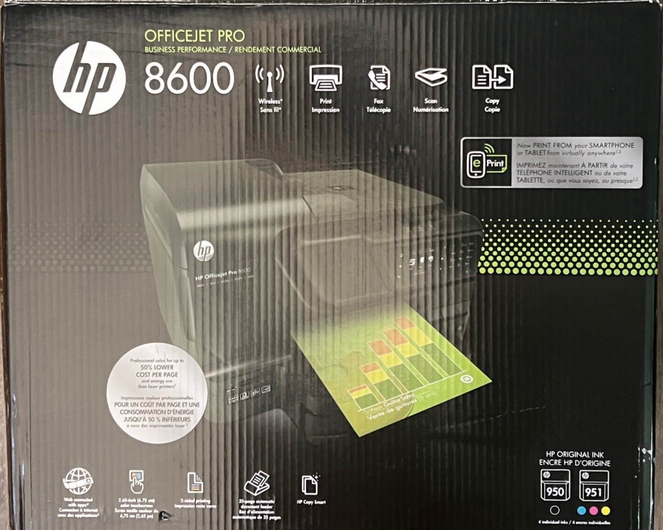 Brand New HP Officejet Pro 8600 Premium All-In-One Printer SEALED RARE