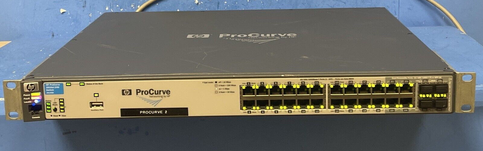 HP  ProCurve J9145A 24-Ports Rack-mountable Switch Managed 2910al-24G RSVLC-0703