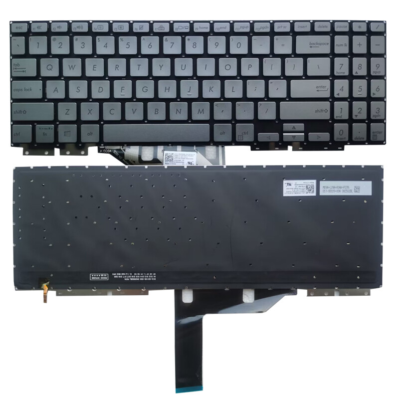 New FOR Asus ZenBook Flip 15 UX562F UX562FA UX562FD UX562FDX Keyboard US Silver