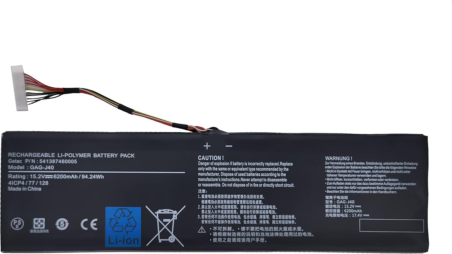GAG J40 Replacement Laptop Battery Compatible with Gigabyte Aero 14 V7 K7 14