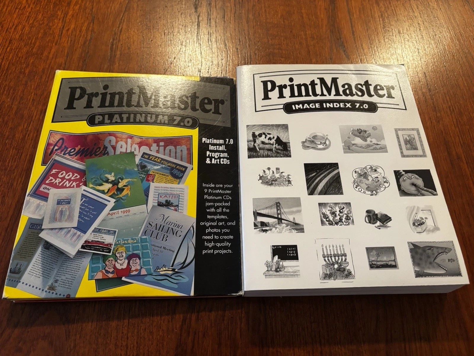Printmaster Premier 7.0 - 9 CD’s and Image Index Book