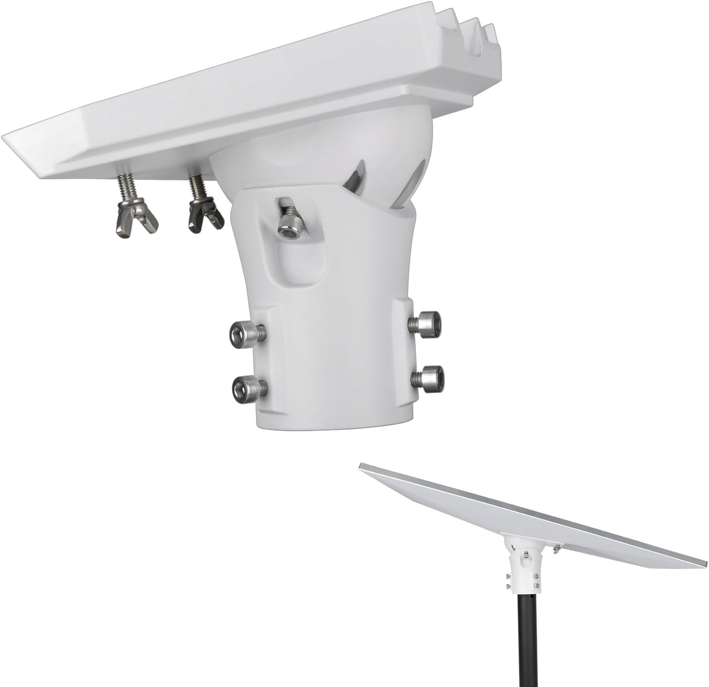 Pipe Adapter Pole Mount for Starlink Standard 4/4X/Gen3, Adjustable Pole Mount