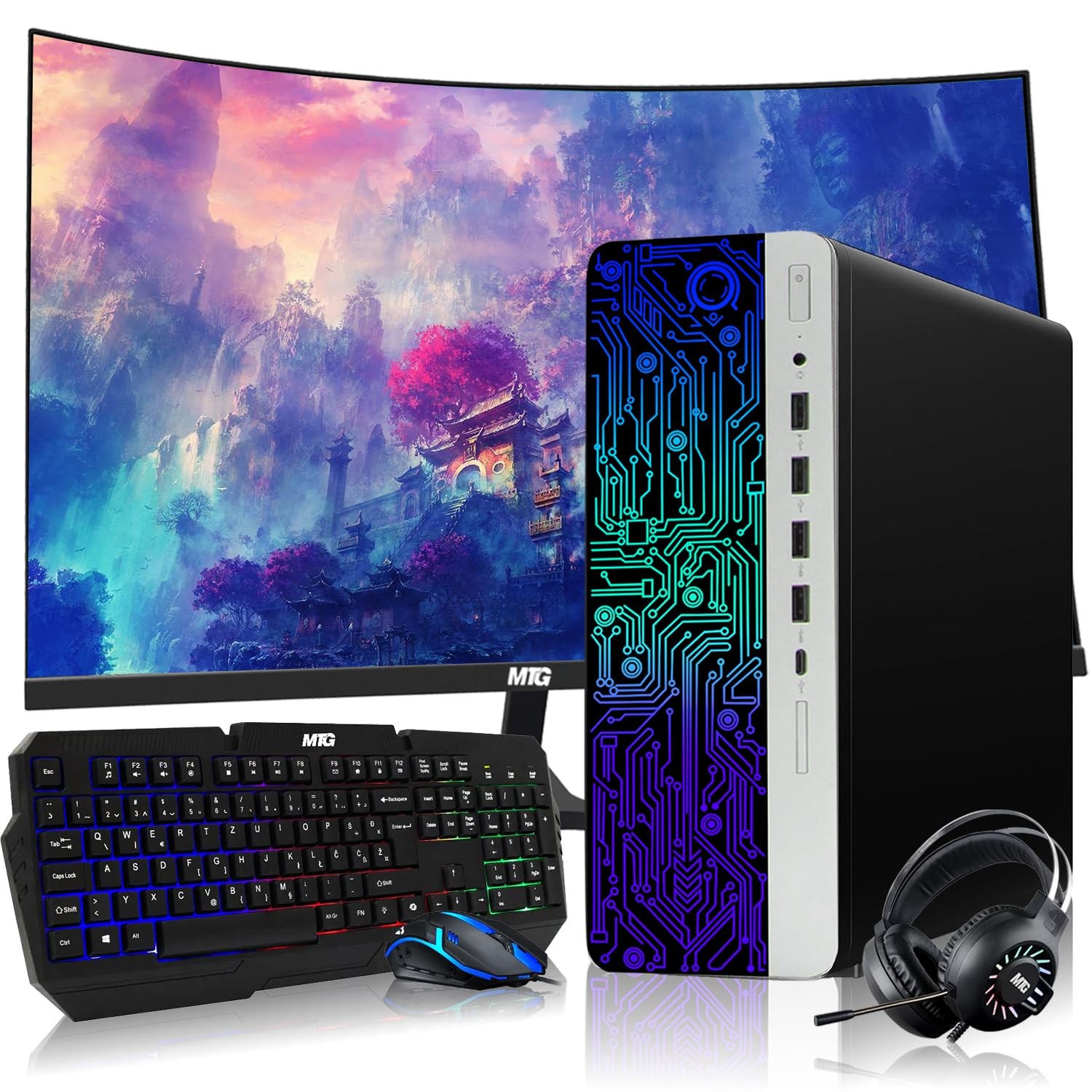 TechMagnet HP G3 Gaming PC, i5, 32GB RAM, 512GB SSD + 1TB HDD, Win 11 Pro