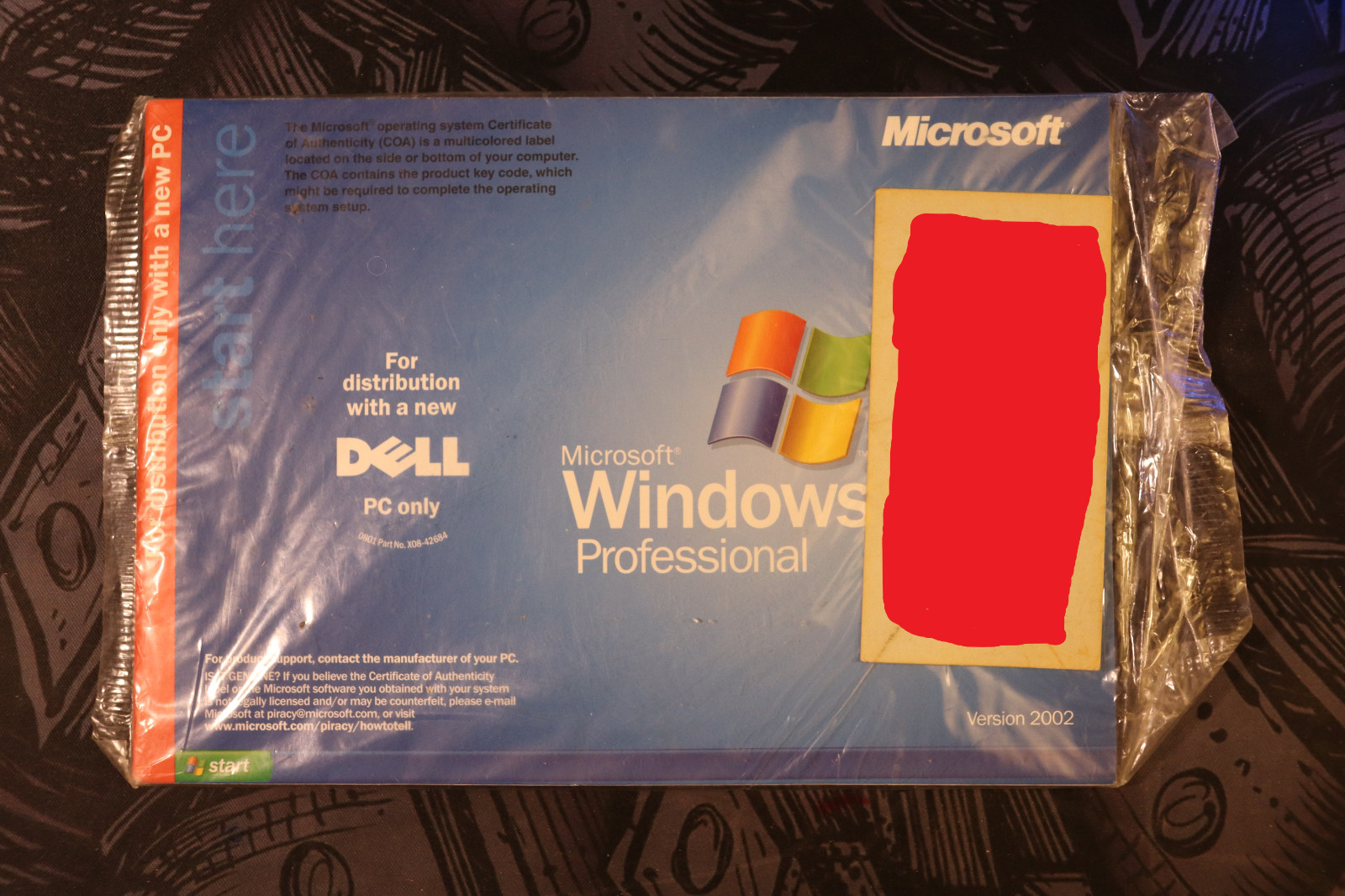 Microsoft Windows XP Professional Version 2002 OEM Dell Sealed Recovery CD New