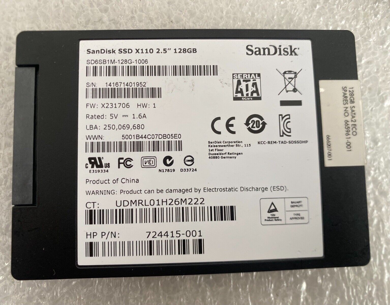 SanDisk X110 2.5