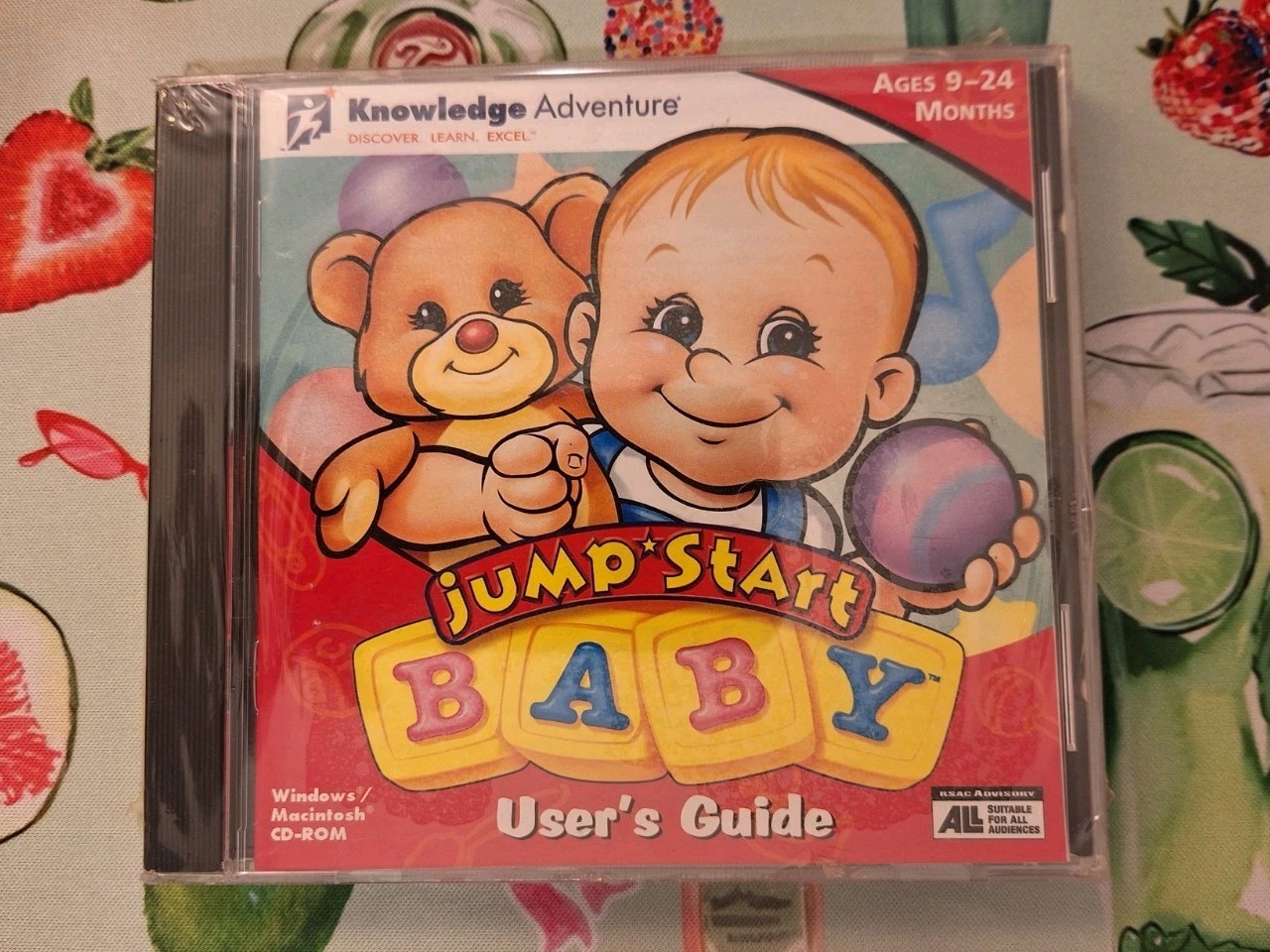 Jump Start Baby 9-24 Months Knowledge Adventure Windows PC / Mac CD-ROM