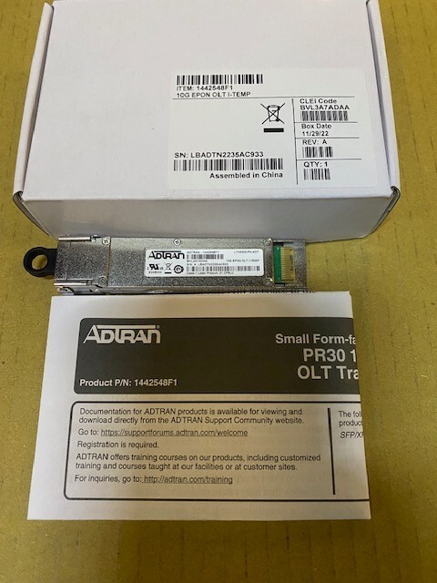 ADTRAN 1442548F1 - 10G Base Transceiver (NEW)