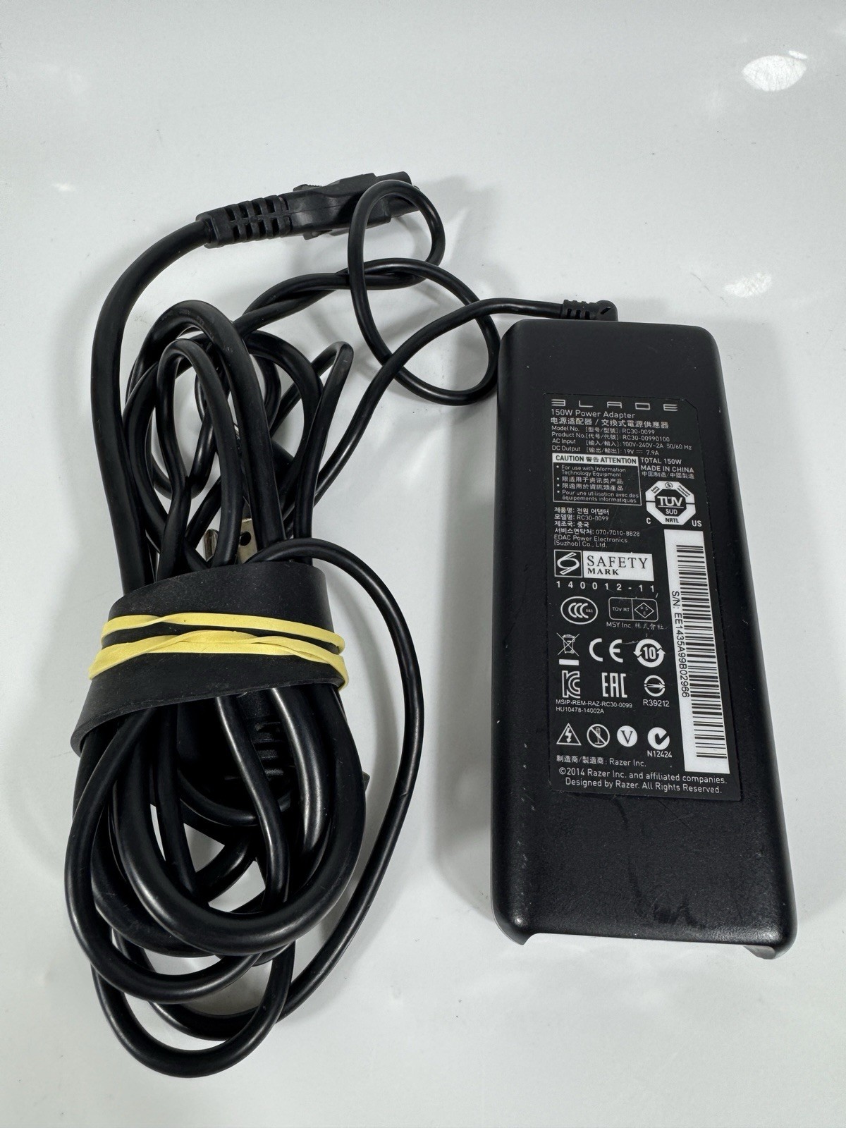 Original 150W For Razer Blade 19V 7.9A RZ09-0130 RC30-0099 OEM AC Adapter