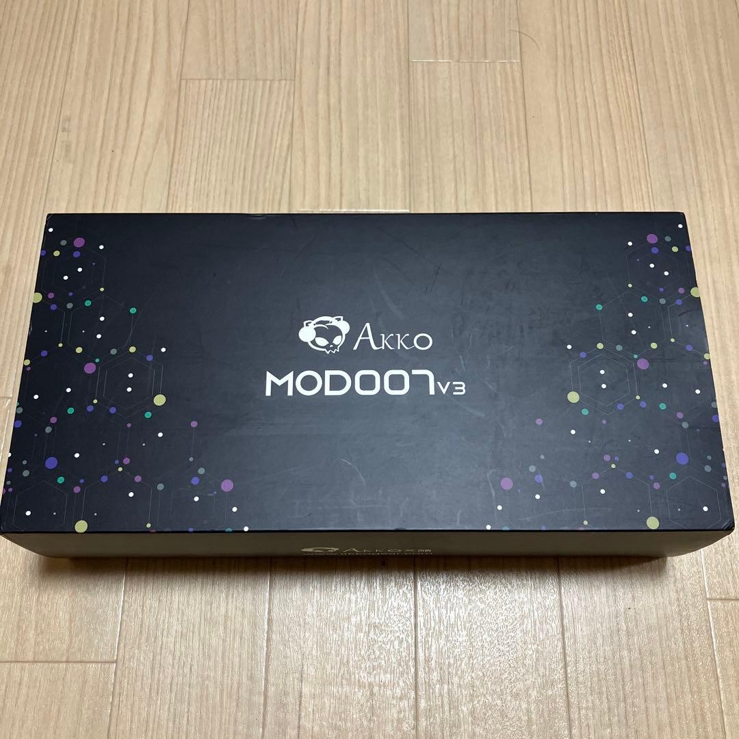 Akko MOD007v3 QMK Wired Mechanical Keyboard Kit White Customizable