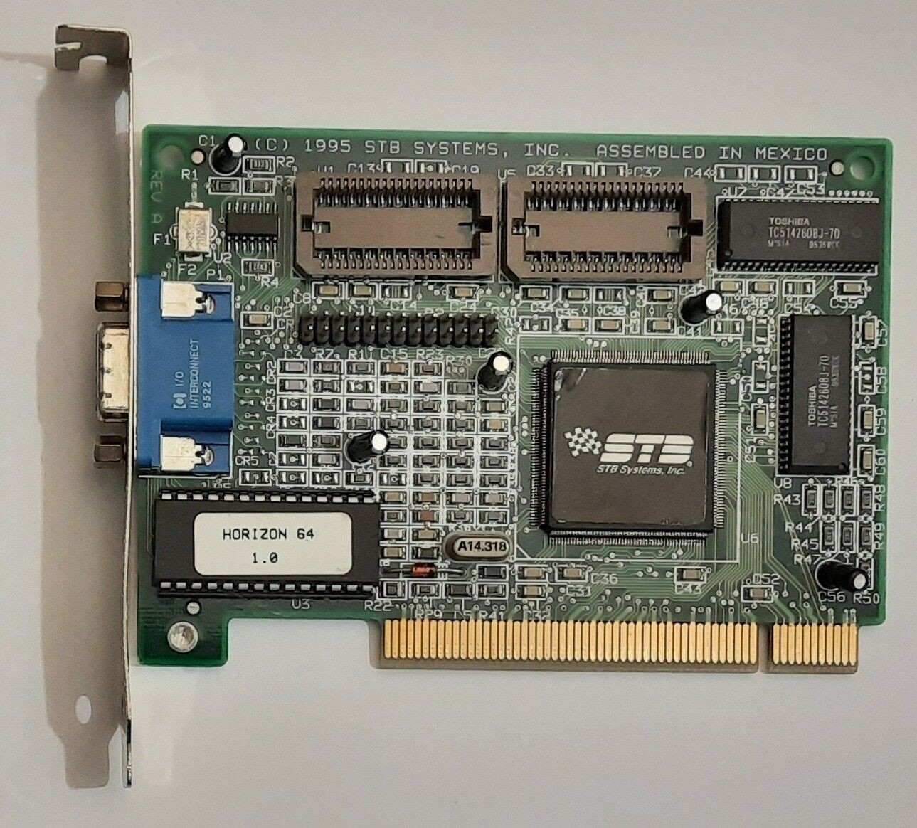 STB Horizon 64 PCI Graphics Card (Sierra Falcon64, 1MB, Retro, 1995)
