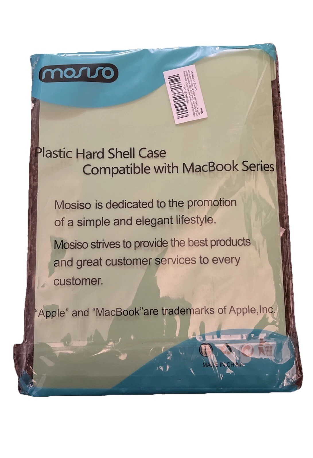 Plastic Hard Case Laptop Cover For Macbook Pro 13”2016-2020 MOSISO Model Green.