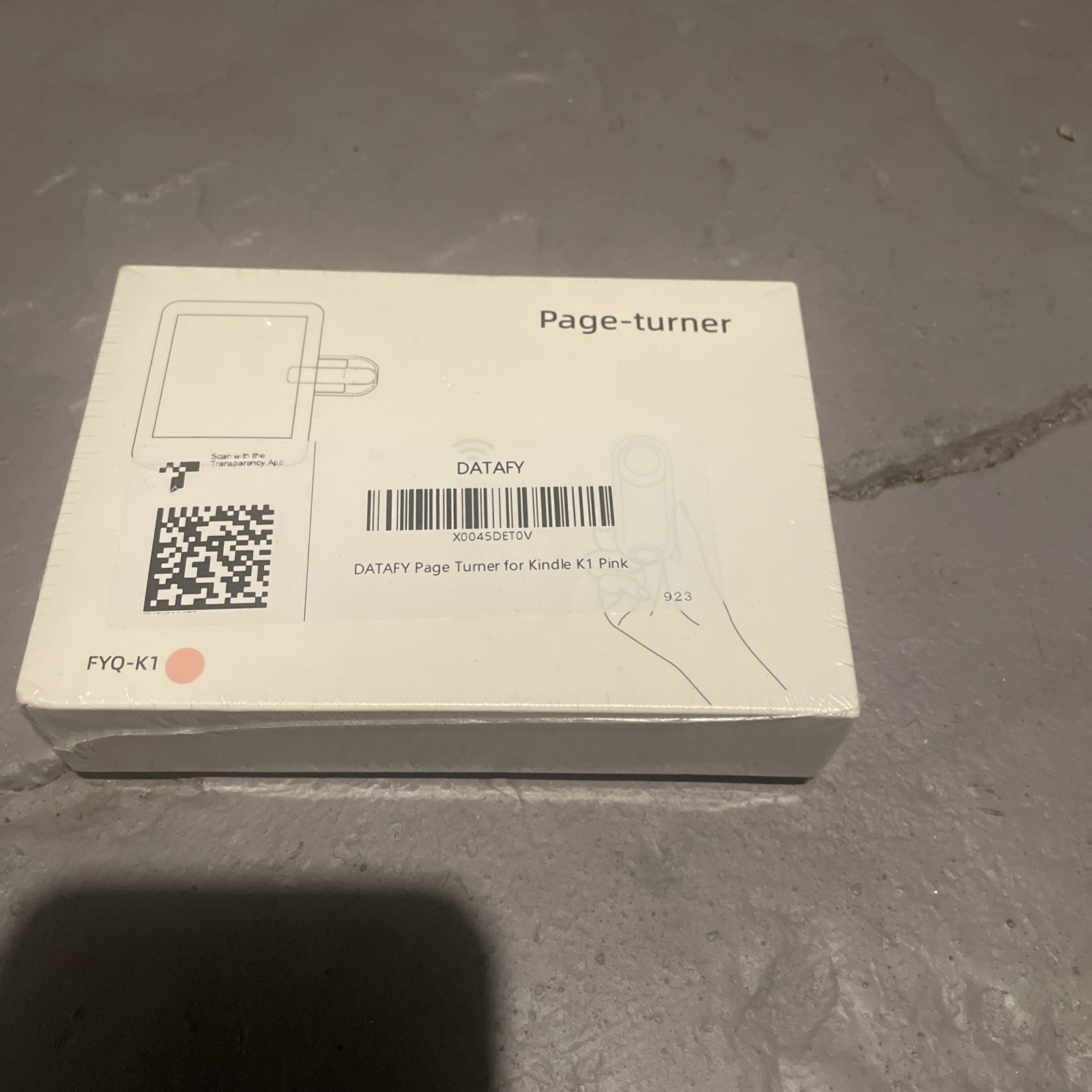 DATAFY Page Turner Remote Control for Kindle Tablets Phones FYO-K1 Pink