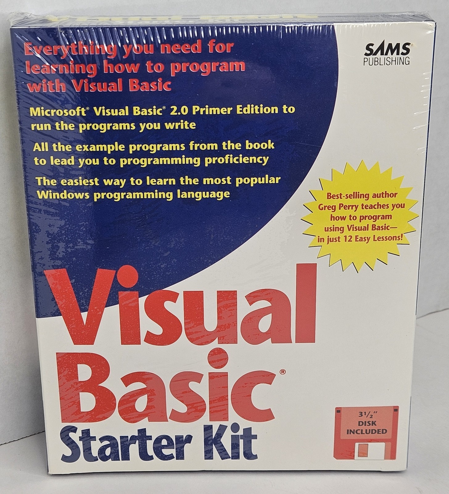 Visual Basic Made Programming Starter Kit Sams Publishing 2.0 Primer Edition NOS