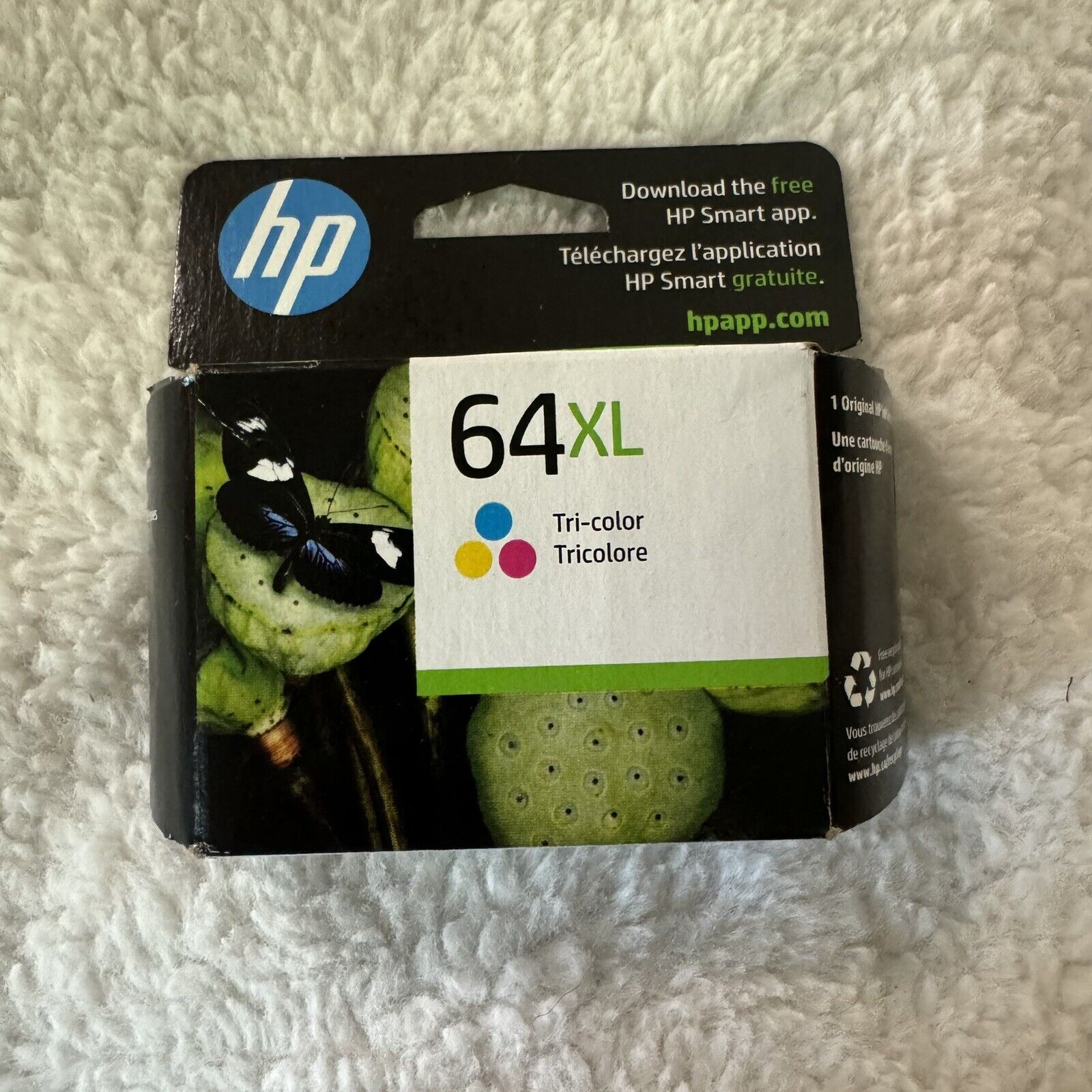 Sealed HP 64XL Tri Colors Ink Cartridges Envy Tango EXP May 2024 NEW