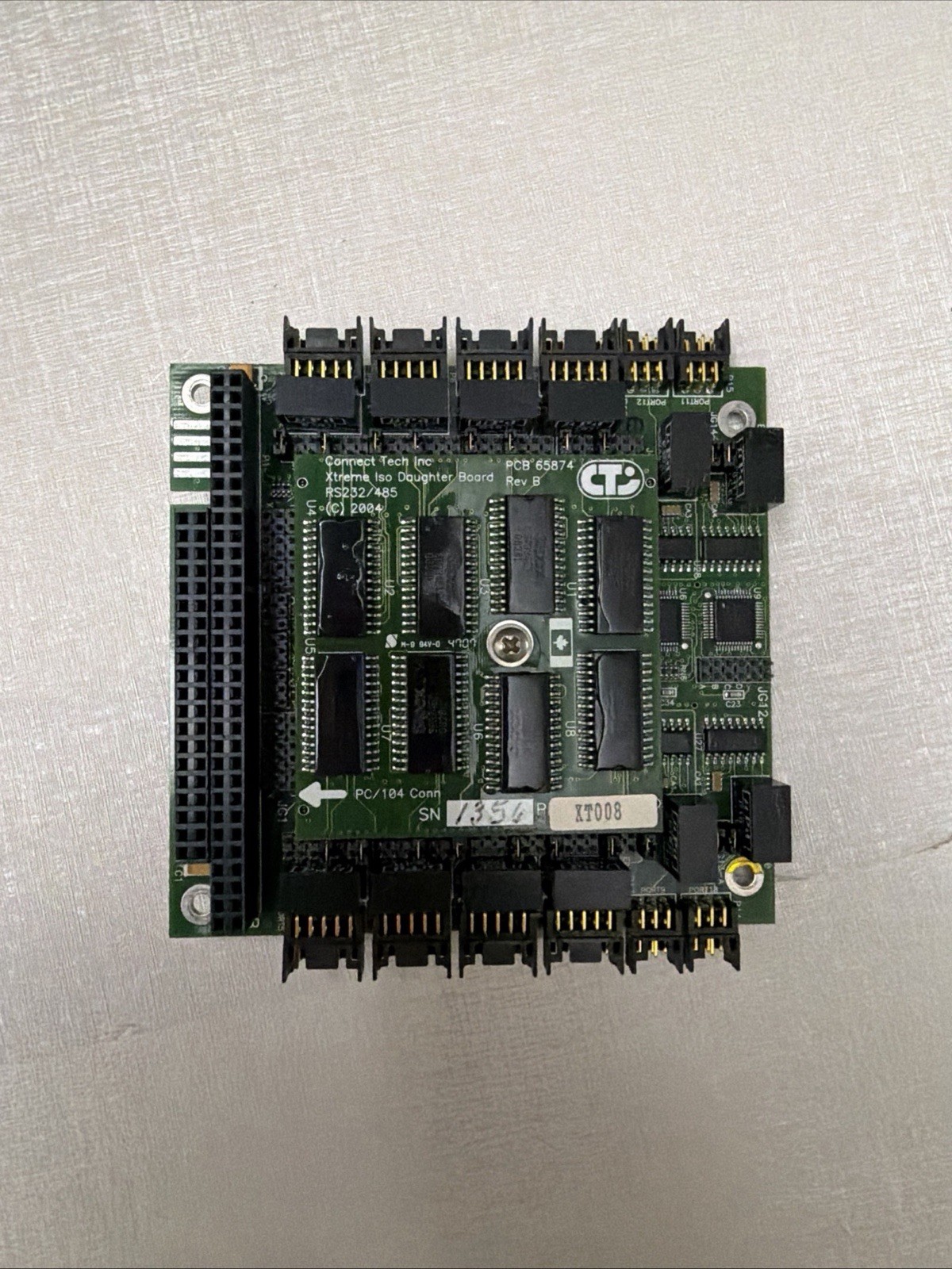 Connect Tech Inc XT040 Xtreme/104 Isolated Serial Communication Board
