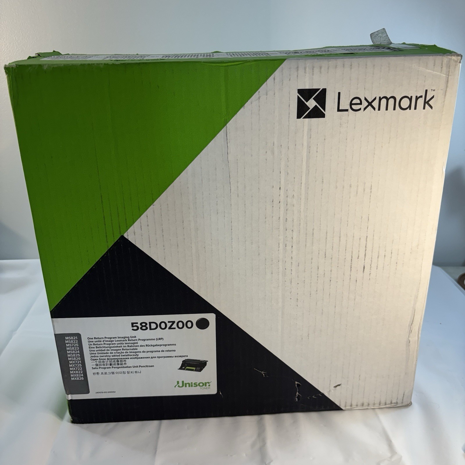 Lexmark 58D0Z00 Return Program High-Yield Imaging Unit - Black New