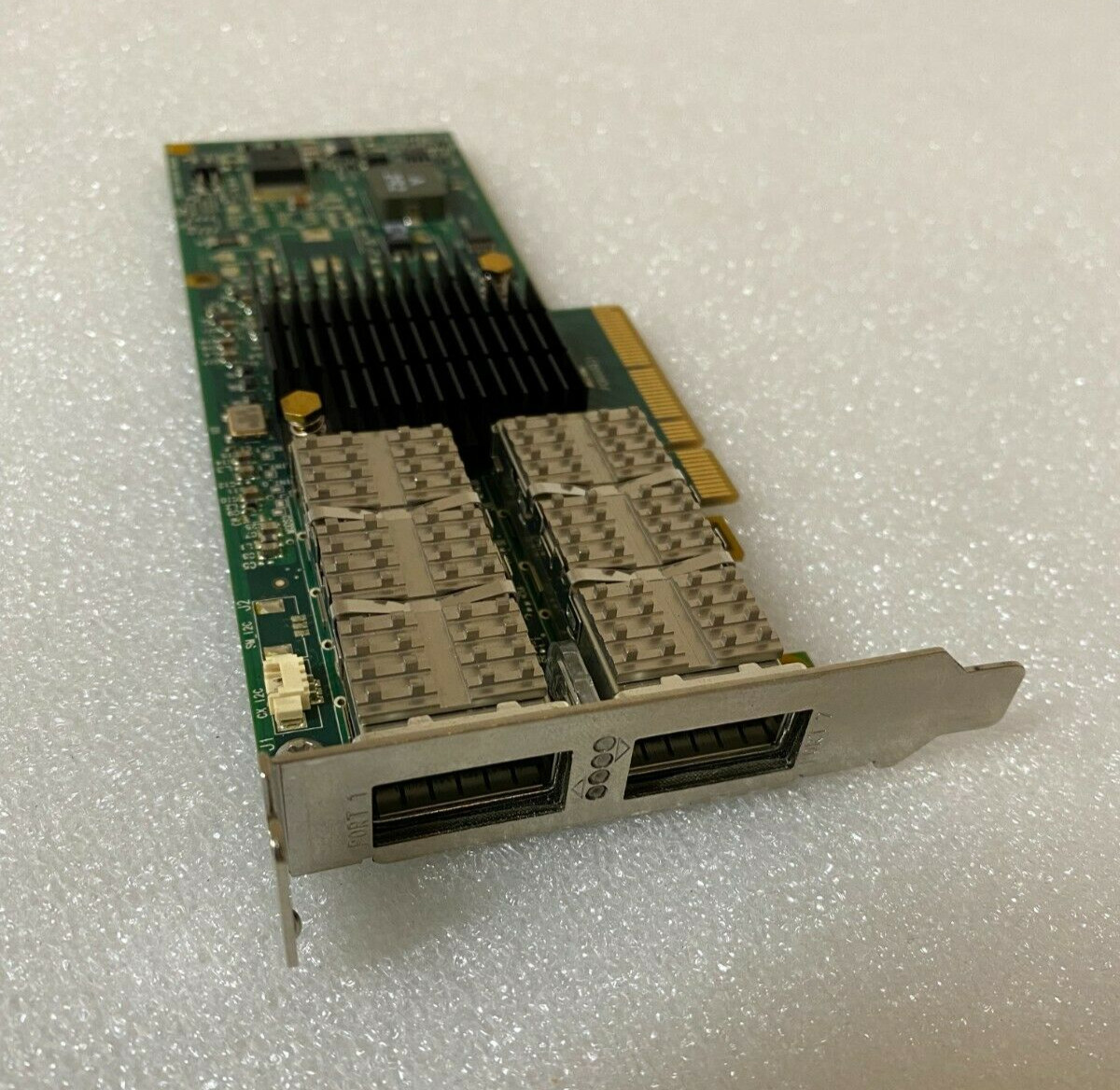 HP 593412-001 InfiniBAnd 4X QDR ConnectX-2 PCI-Express 2.0 x8 G2 2-Port Low Pro