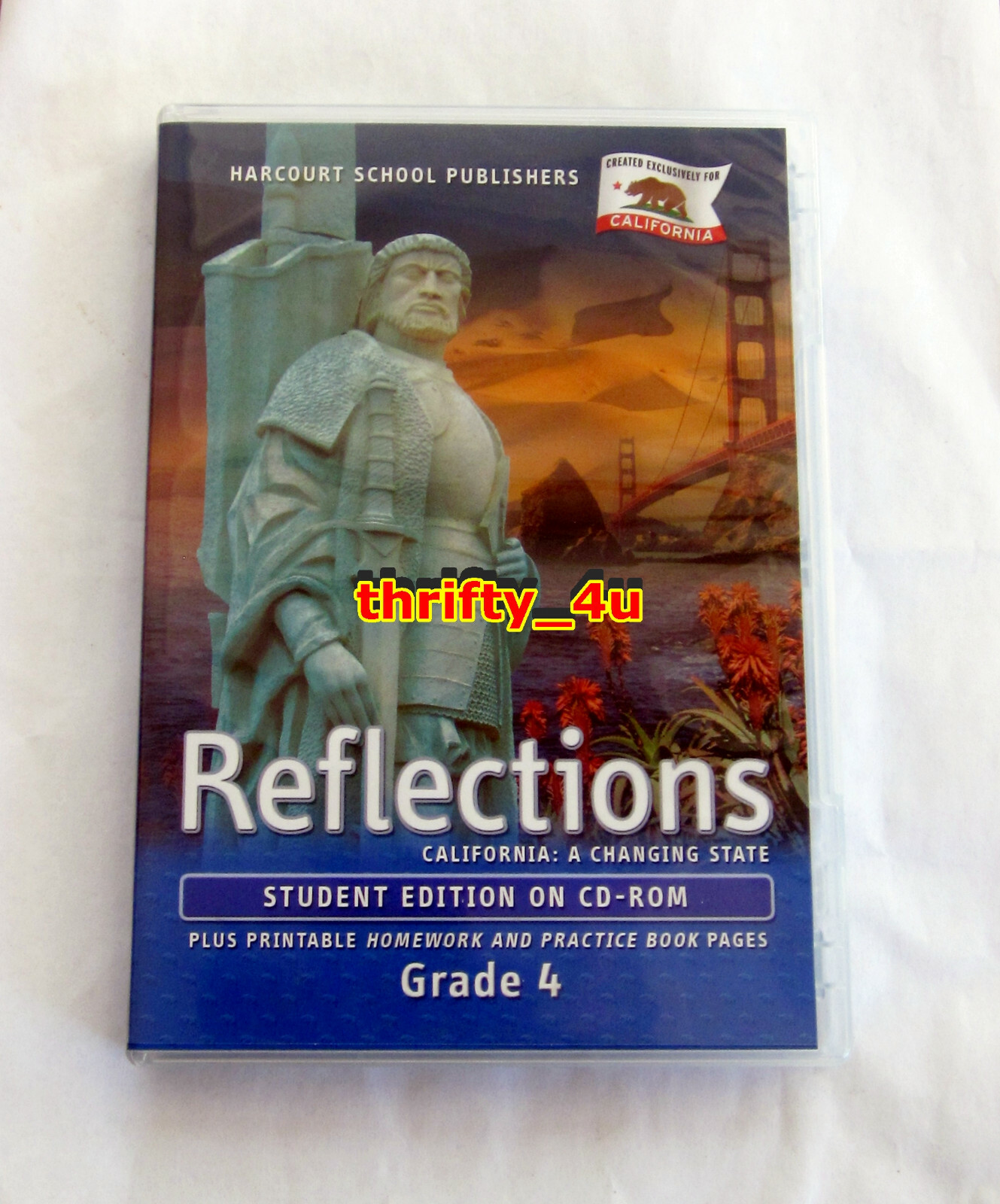 Reflections: Grade 4 California Student Edition CD, PC/MAC, Homework, Very GoodC