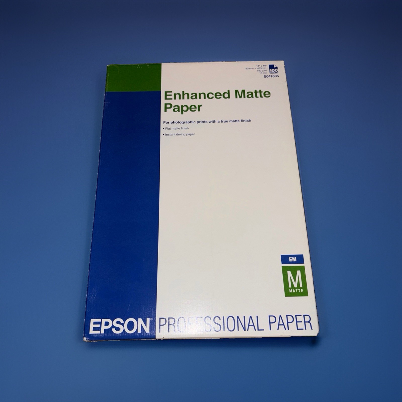 Epson Professional Enhanced Matte Paper 13"x19" Sheets Open Box AT LEAST 68