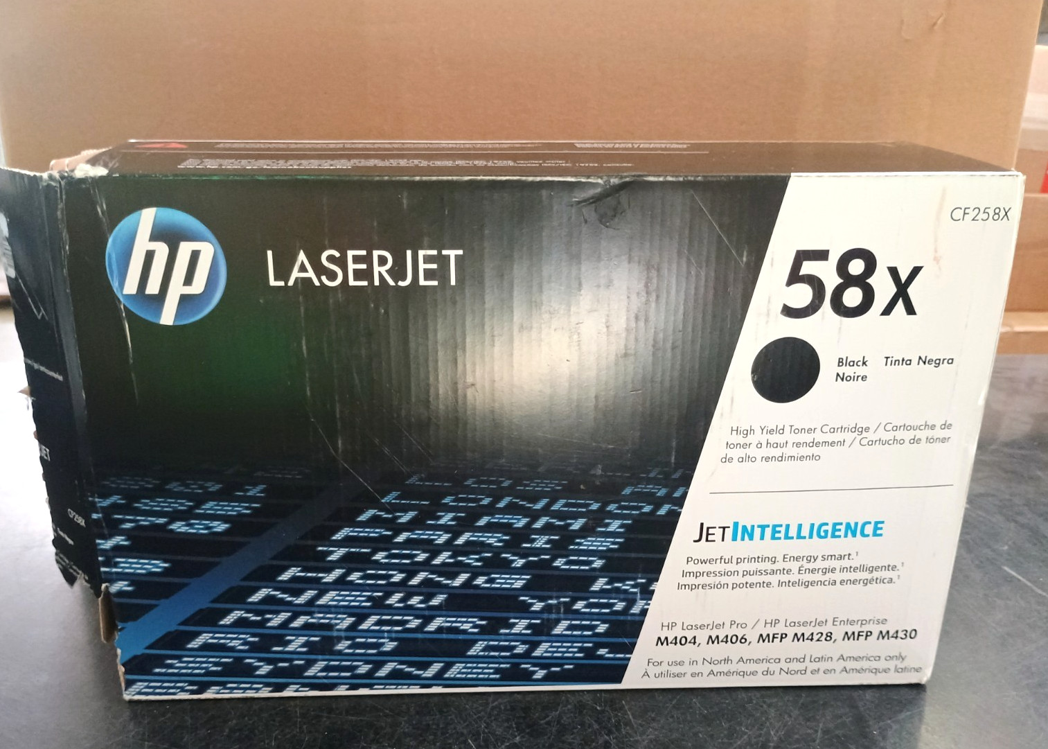 Genuine HP 58X Black LaserJet Toner Cartridge • CF258X • Open Box • Never Used